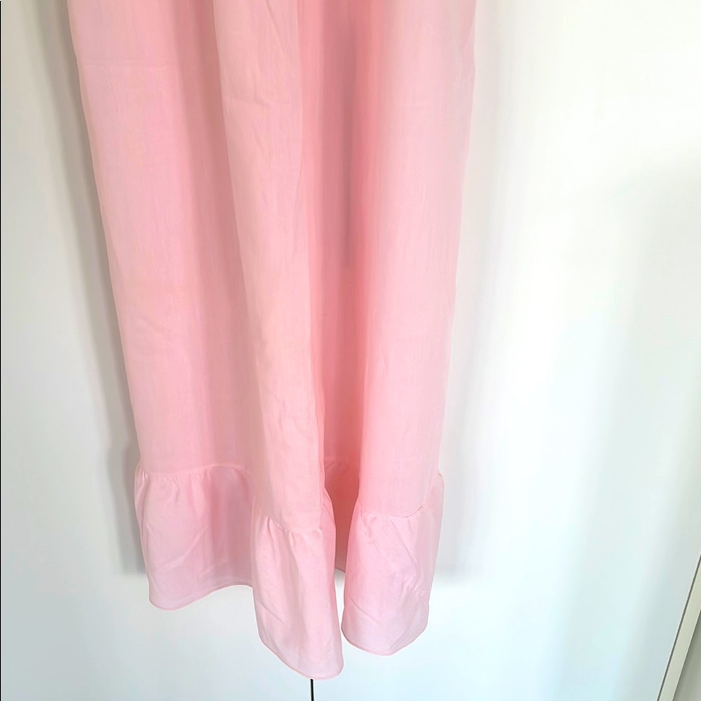 Vintage Lov Lee Pink Lace Embroidery Nightgown Montreal Canada L - Picture 12 of 16